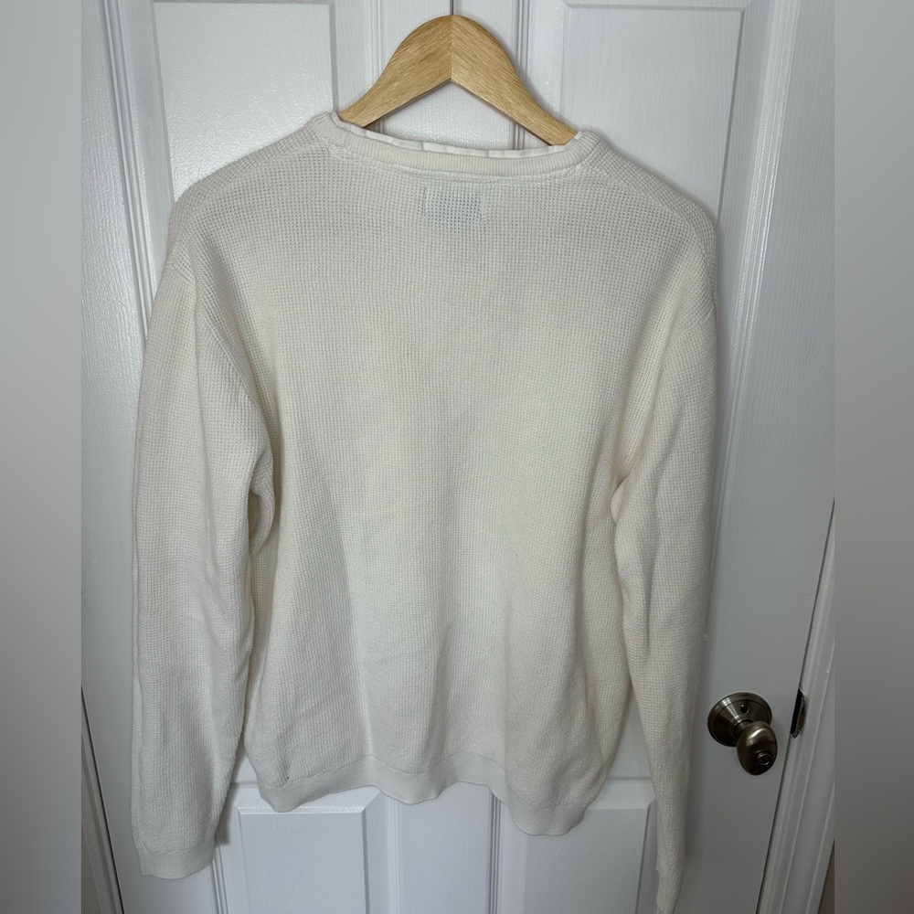 PULL&BEAR Mens XL Crewneck Sweater Preppy Normcore Capsule Boat Nautical Layer - Picture 2 of 7